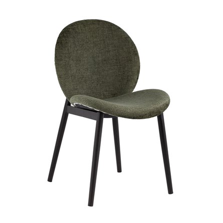 Эллиот ткань альпака зеленый без подлокотников ножки металл черные