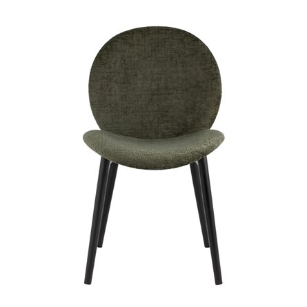 Эллиот ткань альпака зеленый без подлокотников ножки металл черные