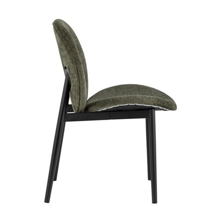 Эллиот ткань альпака зеленый без подлокотников ножки металл черные