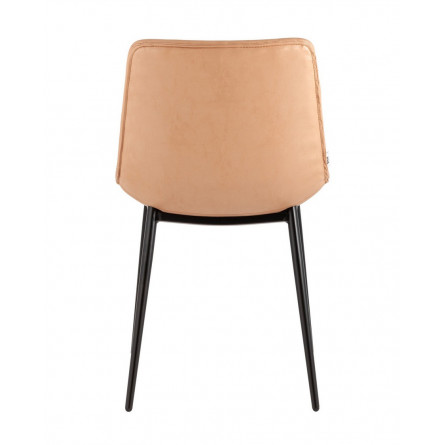 для кухни Деймон экокожа бежевый ножки металл черные