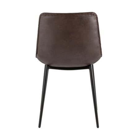 для кухни Деймон экокожа коричневый ножки металл черные