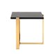 столик Тоби 61*61 черный мрамор каркас нержавеющая сталь золото столик Тоби 61*61 черный мрамор каркас нержавеющая сталь золото