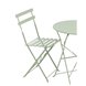 садовой мебели из стола и двух стульев Бистро светло-зеленый металл