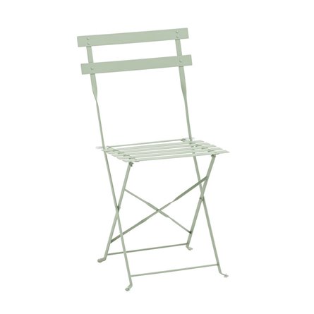 садовой мебели из стола и двух стульев Бистро светло-зеленый металл