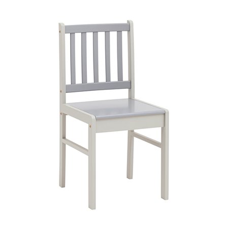 ASTRID белый/серый из стола и четырех стульев деревянные, ножки стола и каркас стульев из массив