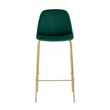 Валенсия SN велюр зеленый золотые ножки