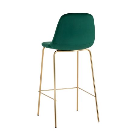 Валенсия SN велюр зеленый золотые ножки