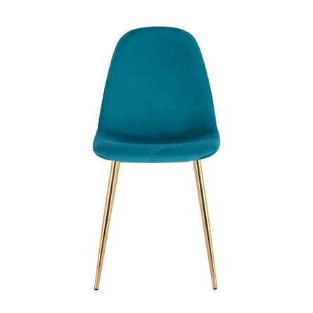 Валенсия SN велюр аквамарин золотые ножки