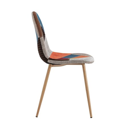 Валенсия SN пэчворк, обивка ткань ножки металл с принтом под дерево