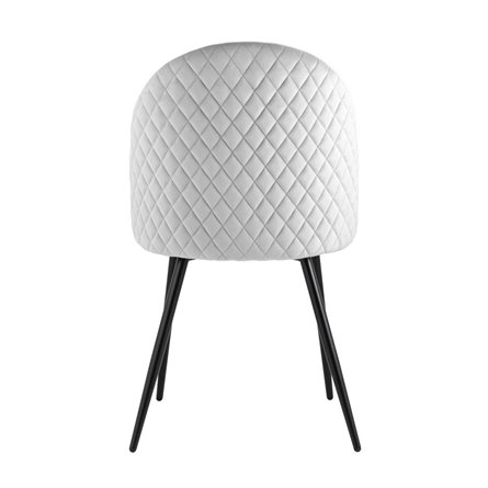 Lilly велюр серебристый ножки из металла в черном цвете