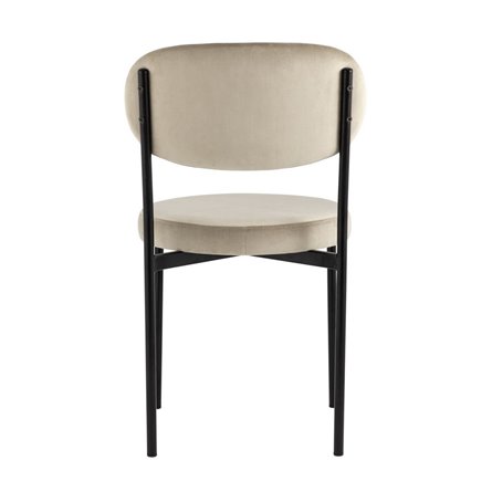 для кухни Бриф NEW велюр бежевый ножки черные металл