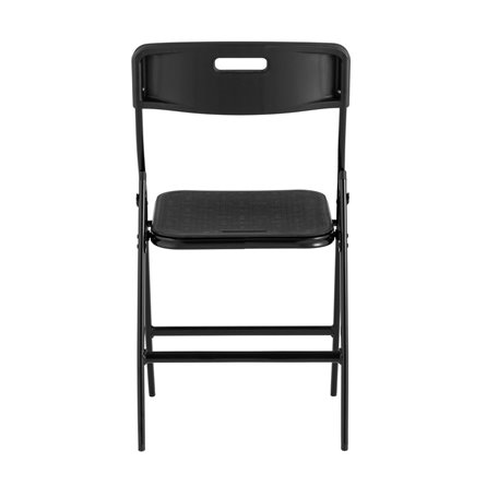 банкетный SUPER LITE N черный, высокопрочный пластик, металлический каркас