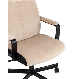 для руководителя TopChairs ST-DOMINGO велюр песочный крестовина металл