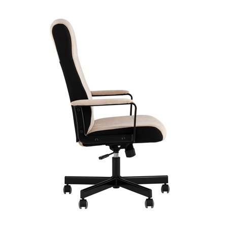 для руководителя TopChairs ST-DOMINGO велюр песочный крестовина металл