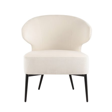 лаунж Royal Stripes велюр молочный