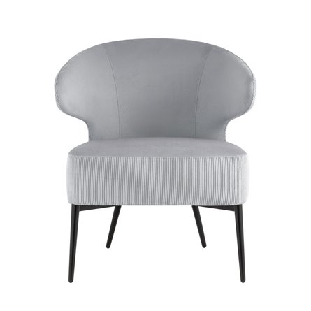 лаунж Royal Stripes велюр серый