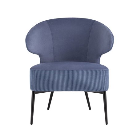 лаунж Royal Stripes велюр синий