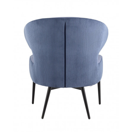 лаунж Royal Stripes велюр синий