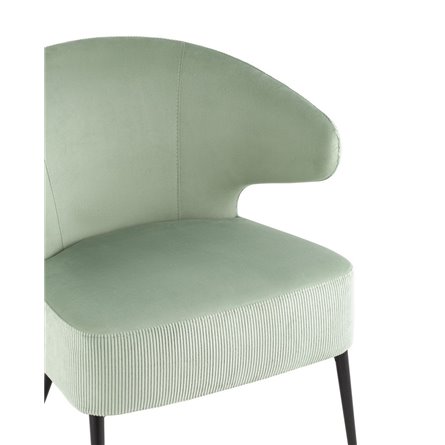 лаунж Royal Stripes велюр фисташковый