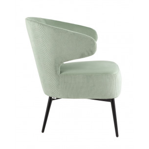 лаунж Royal Stripes велюр фисташковый