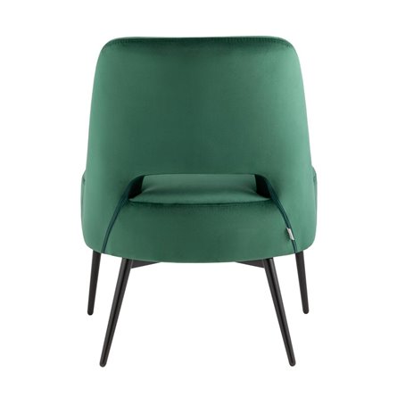 лаунж Бостон велюр зелёный ножки металл