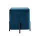 Грейс квадрат с ящиком велюр синий ножки металл Грейс квадрат с ящиком велюр синий ножки металл