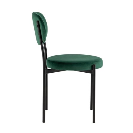 для кухни Бриф NEW велюр зеленый ножки черные металл