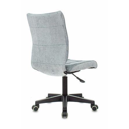 TopChairs ST-Alex без подлокотников серо-голубой крестовина пластик черный