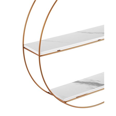 Luna золотая белый мрамор металлический каркас