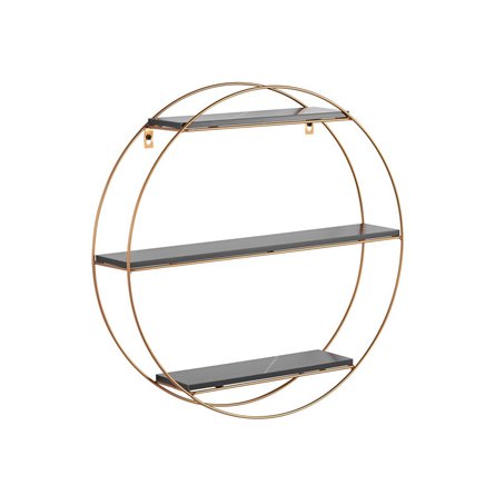 Luna золотая черный мрамор металлический каркас