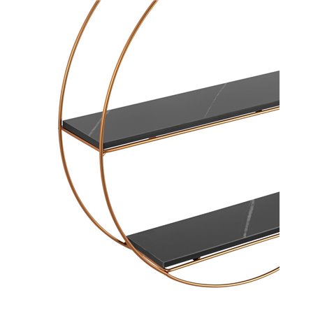 Luna золотая черный мрамор металлический каркас