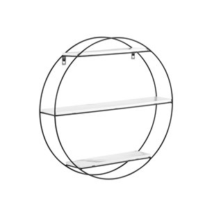 Luna черная белый мрамор металлический каркас