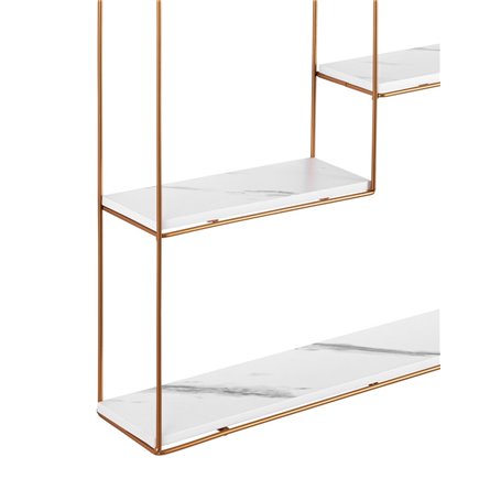 Square золотая белый мрамор металлический каркас