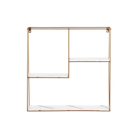 Square золотая белый мрамор металлический каркас