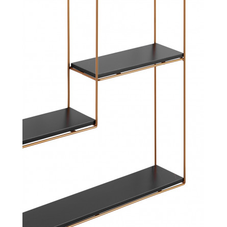 Square золотая черный мрамор металлический каркас