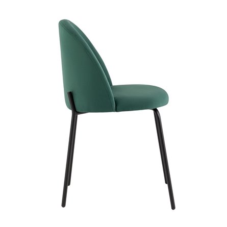 для кухни Коди велюр зелёный ножки металл черные