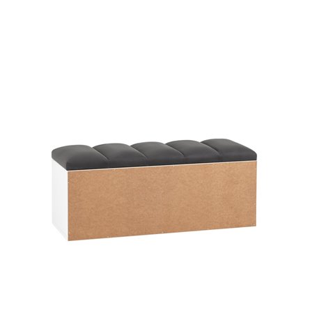 Хольст 2 белая велюр тёмно-серый