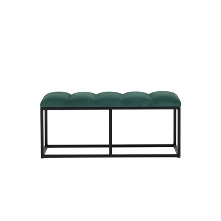 Хостен 2 велюр зелёный