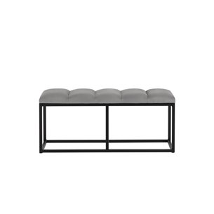 Хостен 2 велюр серый