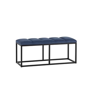 Хостен 2 велюр синий