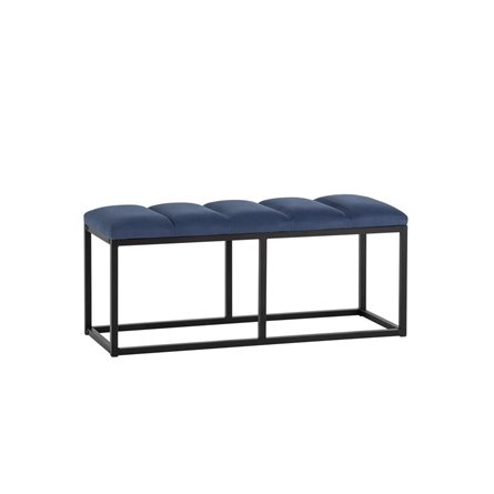 Хостен 2 велюр синий