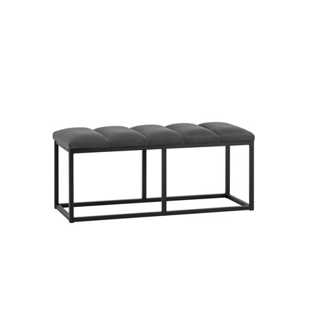 с ящиком Хостен 2 велюр тёмно-серый