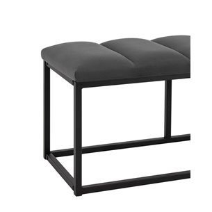 с ящиком Хостен 2 велюр тёмно-серый