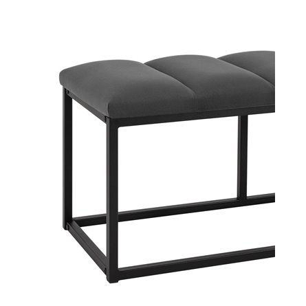 с ящиком Хостен 2 велюр тёмно-серый