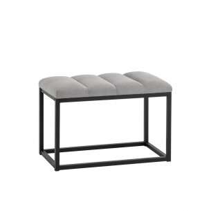 Хостен велюр серый