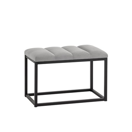 Хостен велюр серый