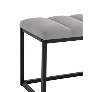 Хостен велюр серый