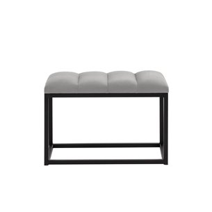 Хостен велюр серый