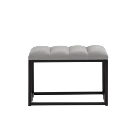 Хостен велюр серый