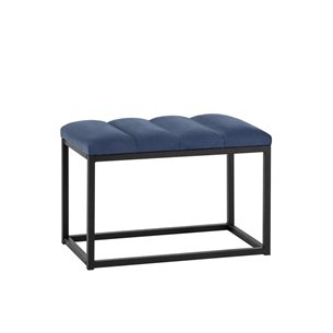 Хостен велюр синий